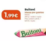 Oferta de Buitoni - Massa Per Galetes por 1,99€ en Plusfresc