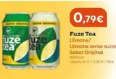 Oferta de Fuze Tea - Llimona/ Limona Sense Sucre Sabor Original por 0,79€ en Plusfresc