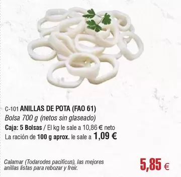 Oferta de Anillas De Pota por 5,85€ en Abordo