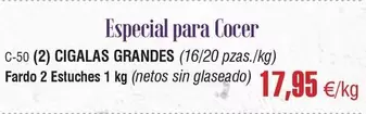 Oferta de Especial Para Cocer por 17,95€ en Abordo