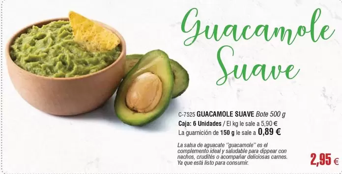 Oferta de Ideal - Guacamole Suave por 2,95€ en Abordo