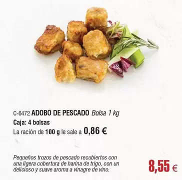 Oferta de Adobo De Pescado por 8,55€ en Abordo