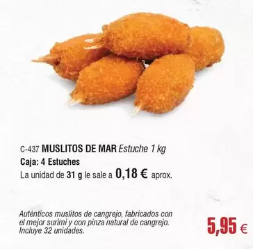 Oferta de Muslitos De Mar Estuche por 5,95€ en Abordo