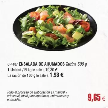 Oferta de Ideal - Ensalada De Ahumados por 9,65€ en Abordo