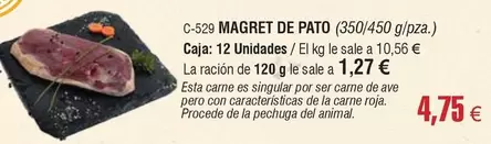 Oferta de Pato - Magret De por 4,75€ en Abordo