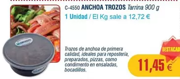 Oferta de Anchoa Trozos por 11,45€ en Abordo