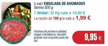 Oferta de Origen - Ensalada De Ahumados por 9,95€ en Abordo