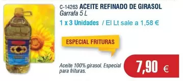 Oferta de Abordo - Aceite Refinado De Girasol por 7,9€ en Abordo