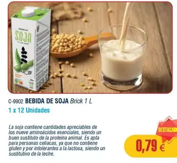 Oferta de Bebida De Soja por 0,79€ en Abordo