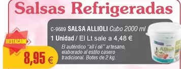 Oferta de Abordo - Salsa Allioli por 8,95€ en Abordo