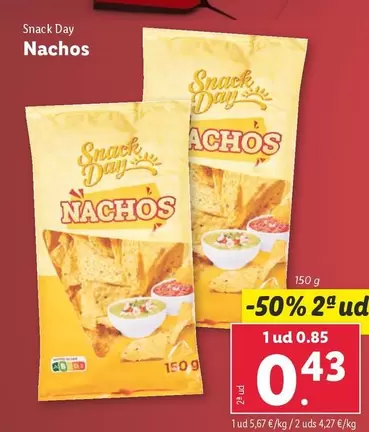 Oferta de Snack -  Day Nachos por 0,85€ en Lidl