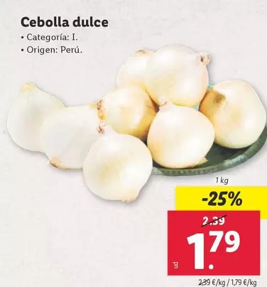 Oferta de Origen - Cebolla Dulce por 1,79€ en Lidl