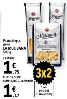 Oferta de La molisana - Pasta Simple por 1,75€ en E.Leclerc