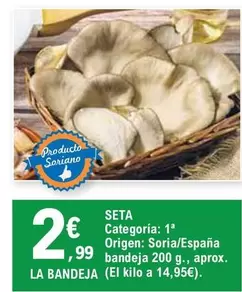 Oferta de Origen - Seta por 2,99€ en E.Leclerc