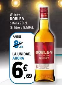 Oferta de Whisky por 6,69€ en E.Leclerc