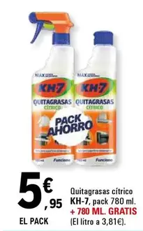 Oferta de KH-7 - Quitagrasas Citrico por 5,95€ en E.Leclerc