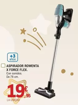 Oferta de Rowenta - Aspirador  X Force Flex por 19,95€ en E.Leclerc