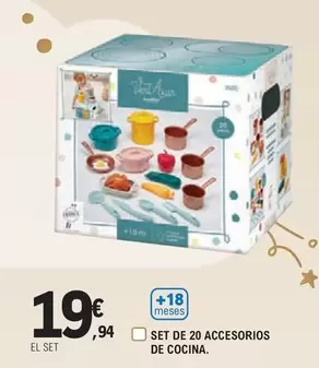 Oferta de Set De 20 Accesorios De Cocina por 19,94€ en E.Leclerc