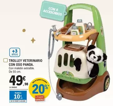 Oferta de Panda - Trolley Veterinario Con Oso por 49,98€ en E.Leclerc