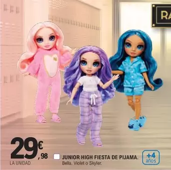 Oferta de Fiesta - Junior High  De Pijama por 29,98€ en E.Leclerc