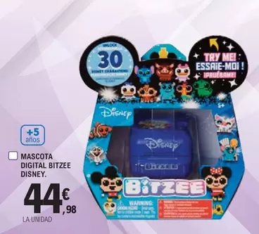 Oferta de Disney - Mascota Digital Bitzee por 44,98€ en E.Leclerc