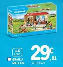 Oferta de Playmobil - Granja Maletín por 29,01€ en E.Leclerc