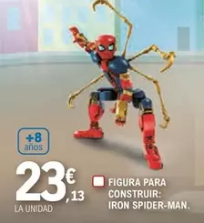 Oferta de Figura Para Construir Iron Spider-man por 23,13€ en E.Leclerc