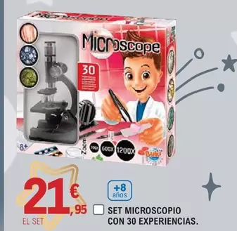 Oferta de Bur - Set Microscopio Con 30 Experiencias por 21,95€ en E.Leclerc