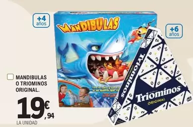 Oferta de Mandibulas O Triominos Original por 19,94€ en E.Leclerc