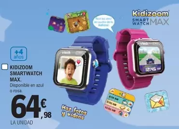 Oferta de Kidizoom Smartwatch Max por 64,98€ en E.Leclerc