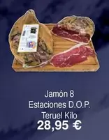 Oferta de Teruel - Jamón 8 Estaciones D.o.p. por 28,95€ en Masymas