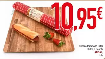 Oferta de Argal - Chorizo Pamplona Extra Dulce O Picante por 10,95€ en Masymas