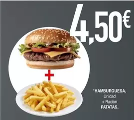 Oferta de Hamburguesa por 4,5€ en Masymas