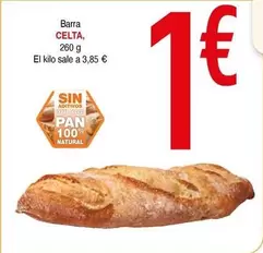 Oferta de Celta - Barra por 1€ en Masymas