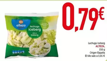 Oferta de Alteza - Lechuga Iceberg por 0,79€ en Masymas