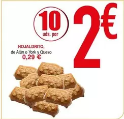 Oferta de Hojaldrito por 2€ en Masymas