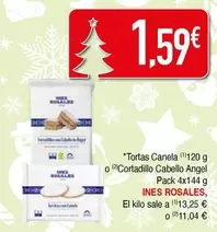 Oferta de Inés Rosales - Tortas Canela O Cortabillo Cabello Angel por 1,59€ en Masymas