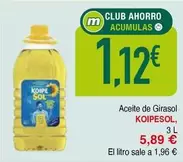 Oferta de Koipesol - Aceite De Girasol por 5,89€ en Masymas