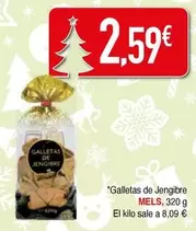 Oferta de MELS - Galletas De Jengibre por 2,59€ en Masymas