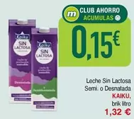 Oferta de Kaiku - Leche Sin Lactosa Semi. O Desnatada por 1,32€ en Masymas