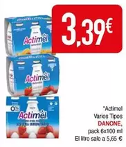 Oferta de Danone - Actimel por 3,39€ en Masymas