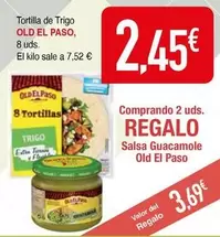 Oferta de Old El Paso - Tortilla De Trigo por 2,45€ en Masymas