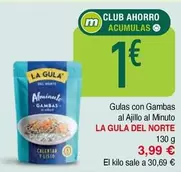 Oferta de La Gula del Norte - Gulas Con Gambas Al Ajillo Al Minuto por 3,99€ en Masymas