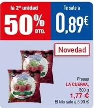 Oferta de La Cuerva - Fresas por 1,77€ en Masymas