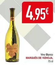 Oferta de Marqués de Vizhoja - Vino Blanco por 4,95€ en Masymas