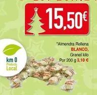 Oferta de Blanco - Almendra Rellena Granel por 15,5€ en Masymas