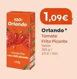 Oferta de Orlando - Tomate Frito Picante por 1,09€ en Masymas