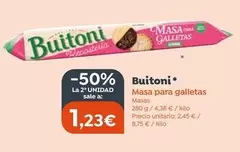 Oferta de Buitoni - Masa Para Galletas por 1,23€ en Masymas