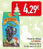 Oferta de Pasas De Malaga por 4,29€ en Masymas