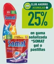 Oferta de Somat - En Gama Señalizada Gel O Pastillas en Masymas